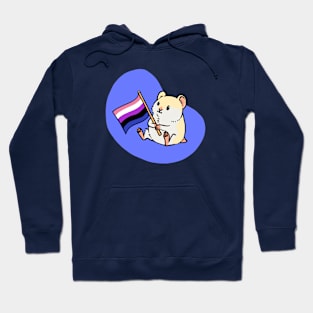 Hamster Pride Genderfluid Hoodie